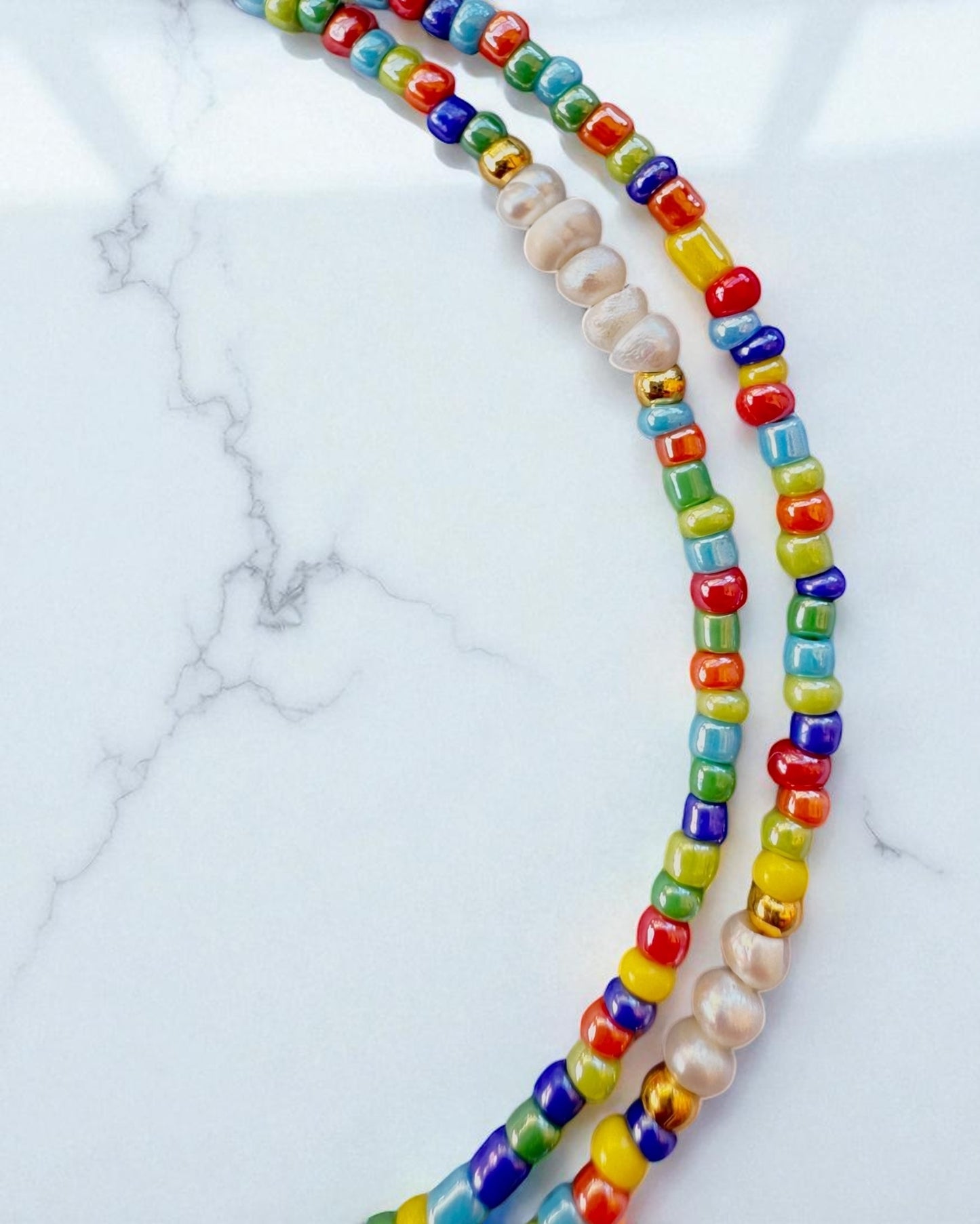 Mini Pearls Pop Necklace