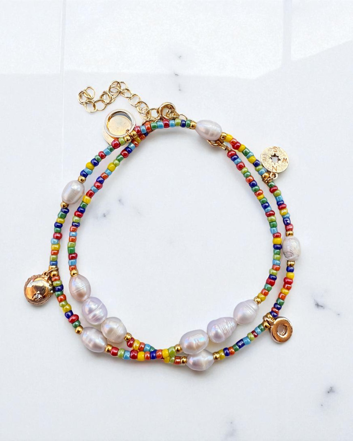Pearl Pop Rainbow Necklace