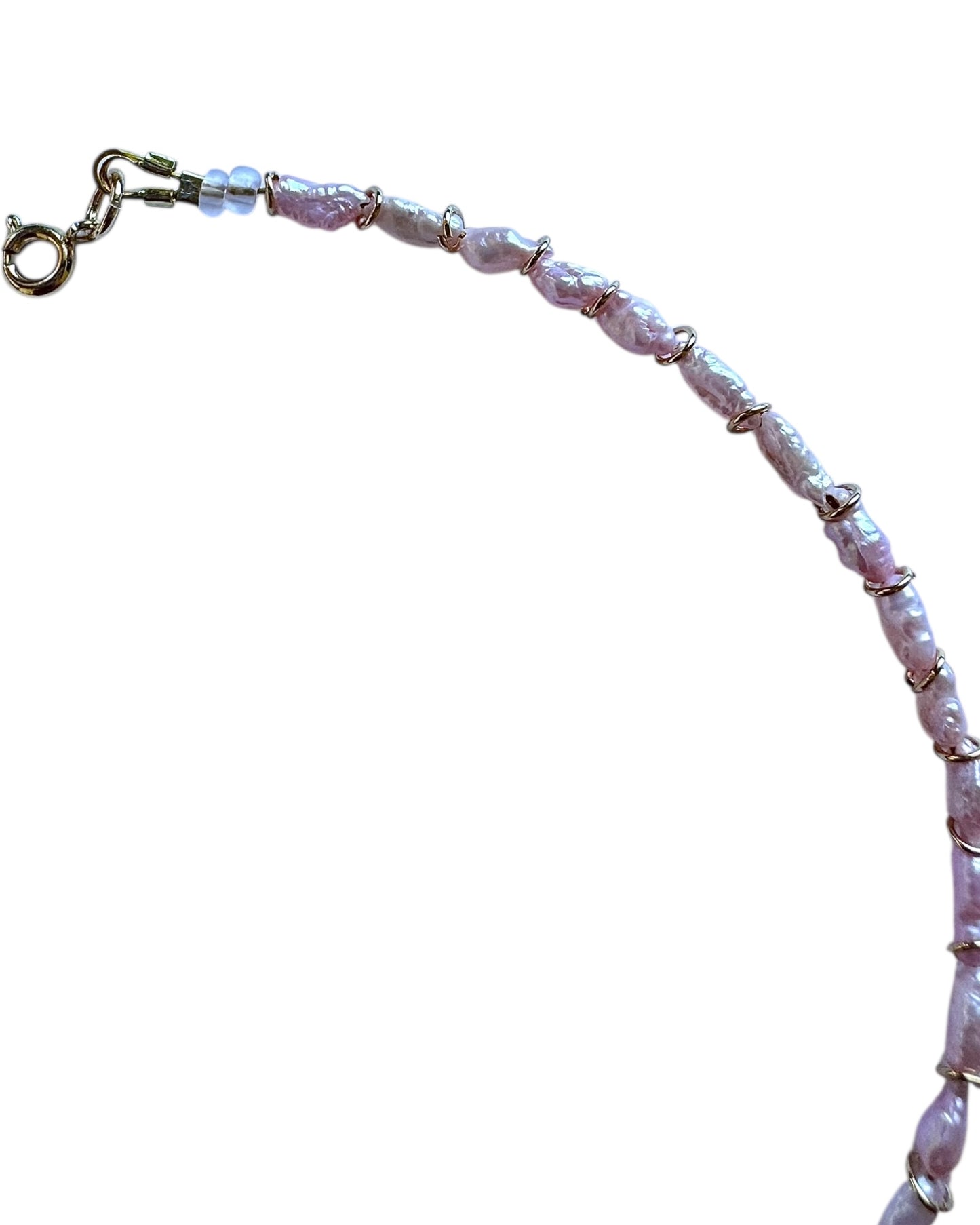 Light Pink Japanese Vintage Mini Pearls Bracelet