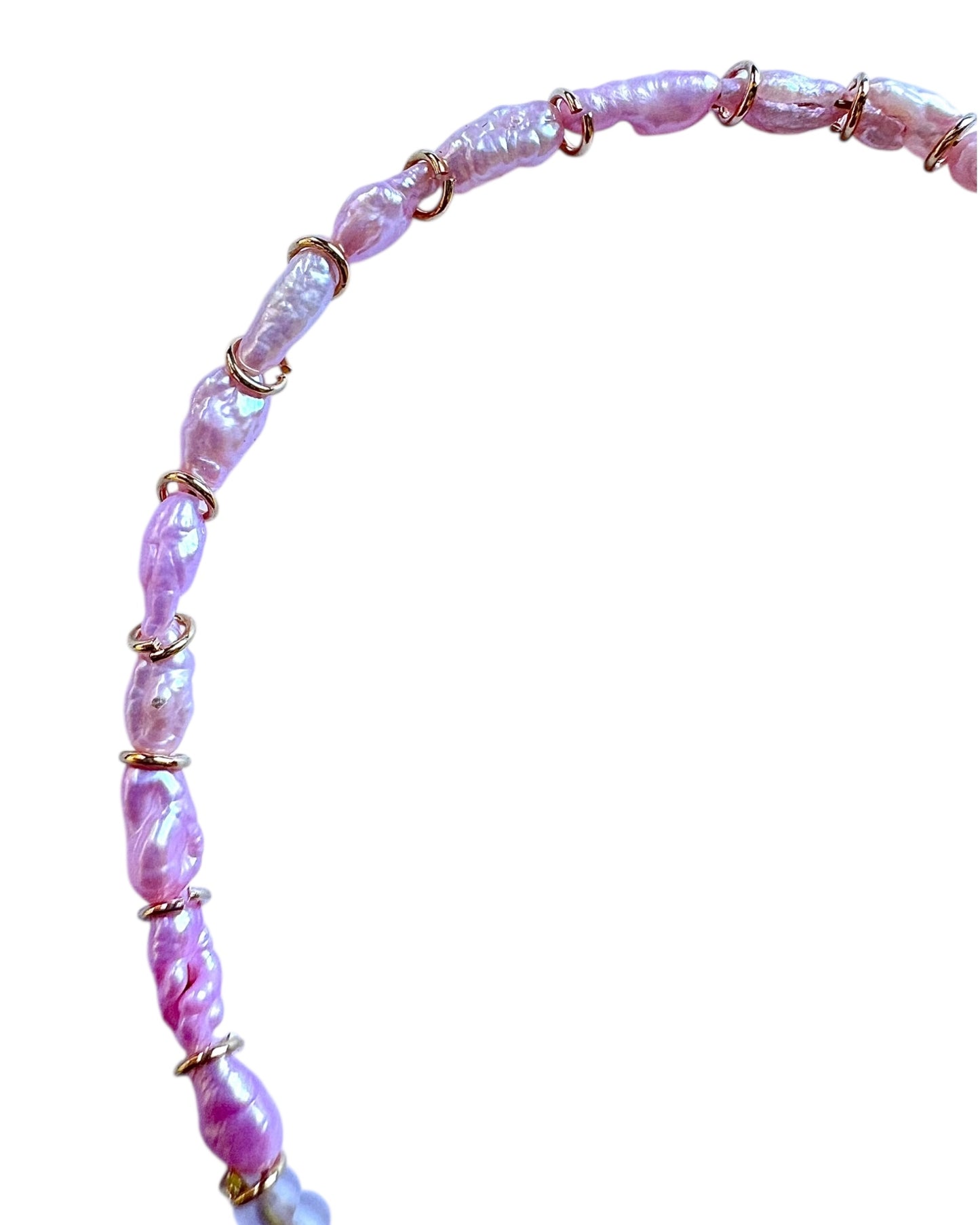 Light Pink Japanese Vintage Mini Pearls Bracelet