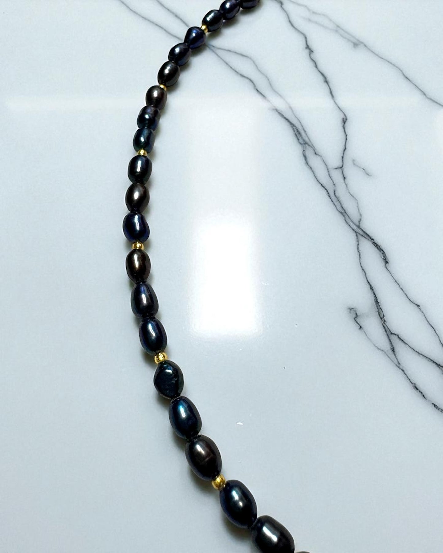 Black Tahitian Pearls Necklace