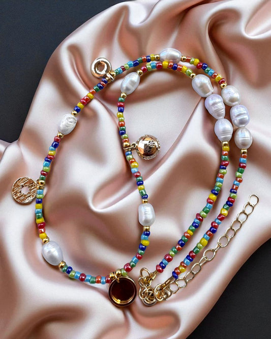 Pearl Pop Charm Necklace