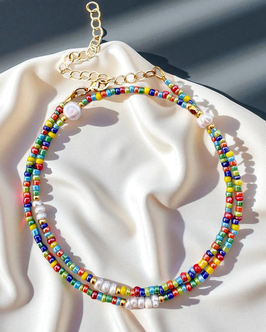 Mini Pearls Pop Necklace