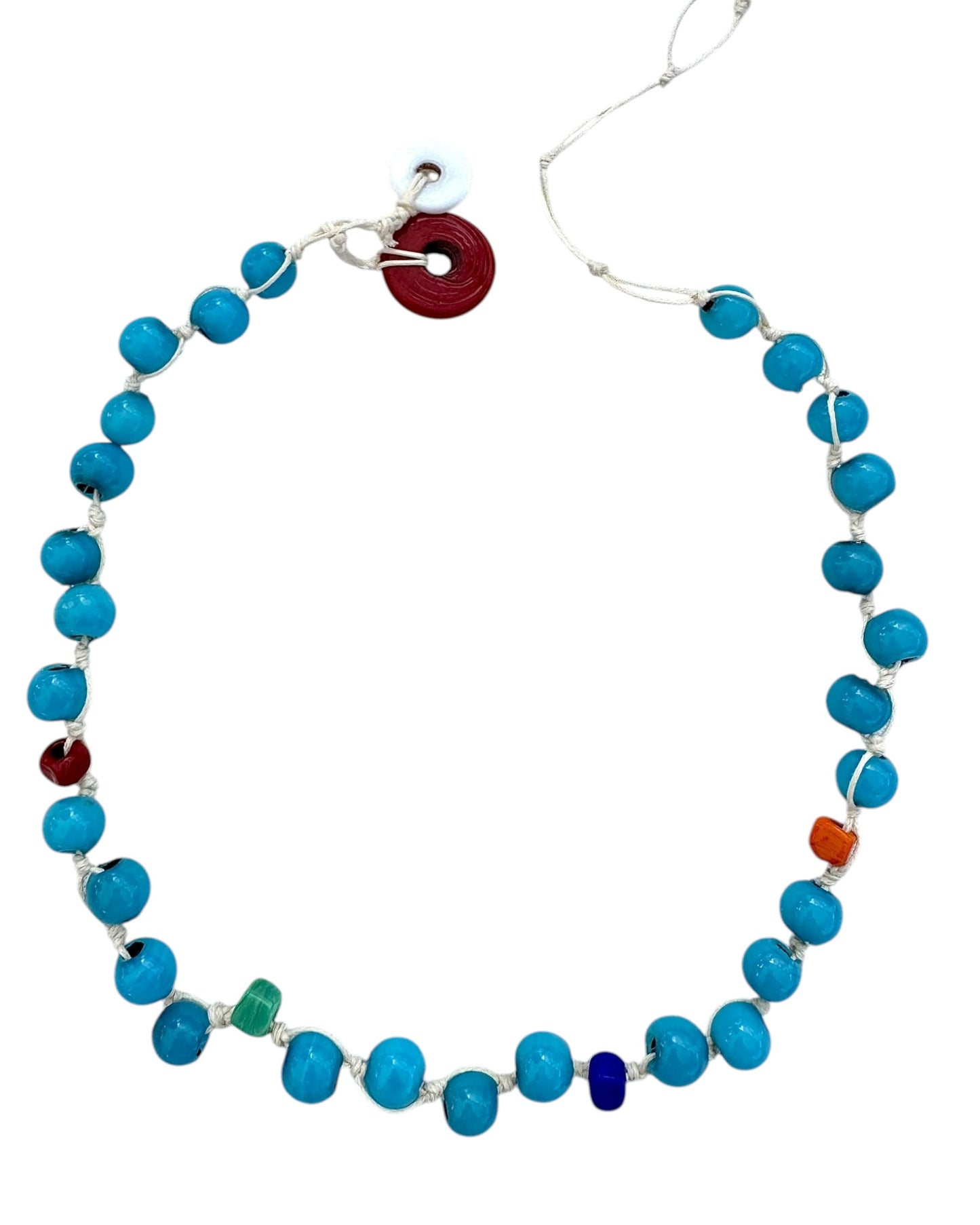 Hand-Knotted Turquoise Necklace