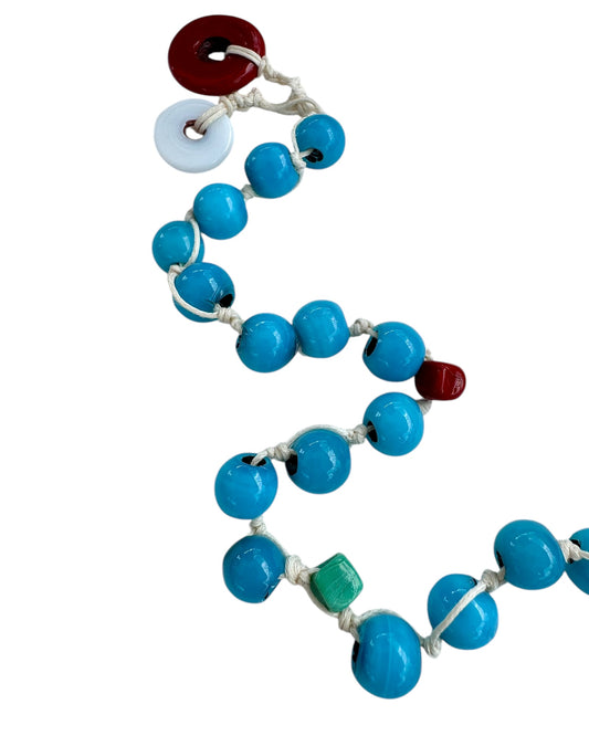 Hand-Knotted Turquoise Necklace