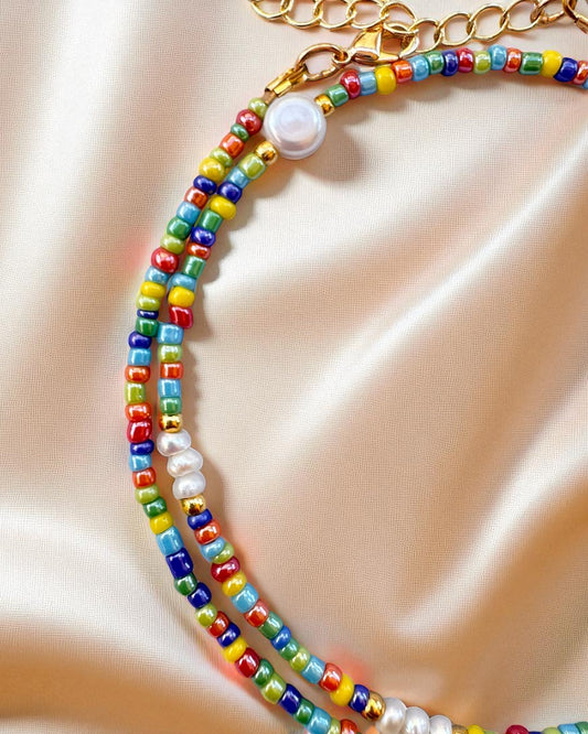 Mini Pearls Pop Necklace