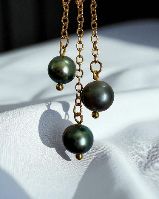 Black Tahitian Dangles