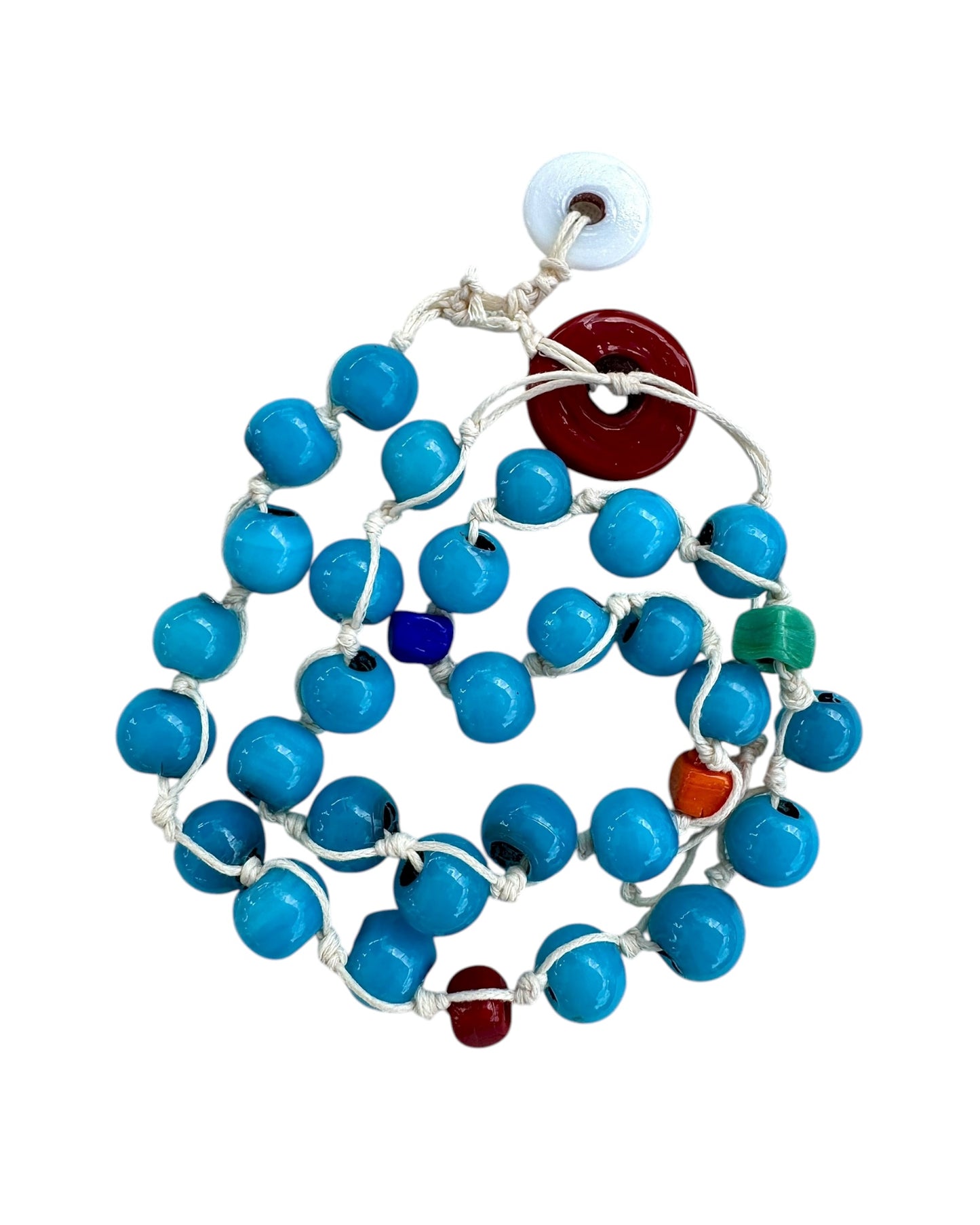 Hand-Knotted Turquoise Necklace